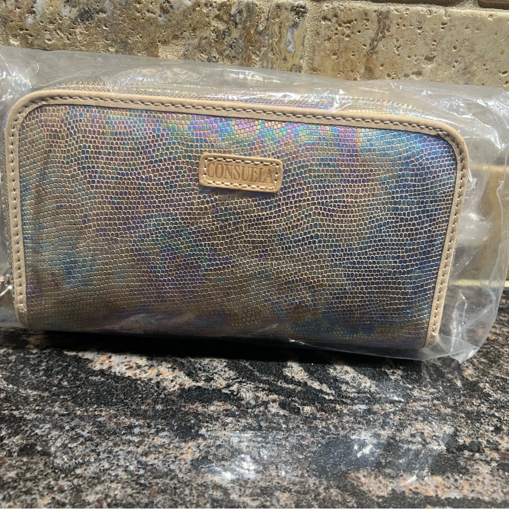 Consuela Gloria Wristlet —Iridescent closet CLEANOUT Xposted